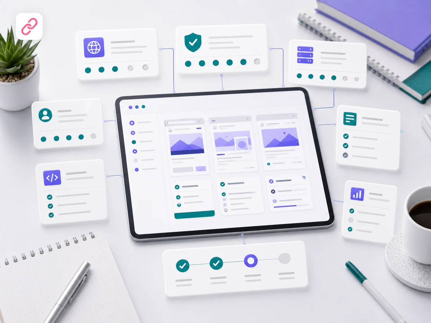 Maintenance review process with access, hosting, CMS, forms, and tracking checks