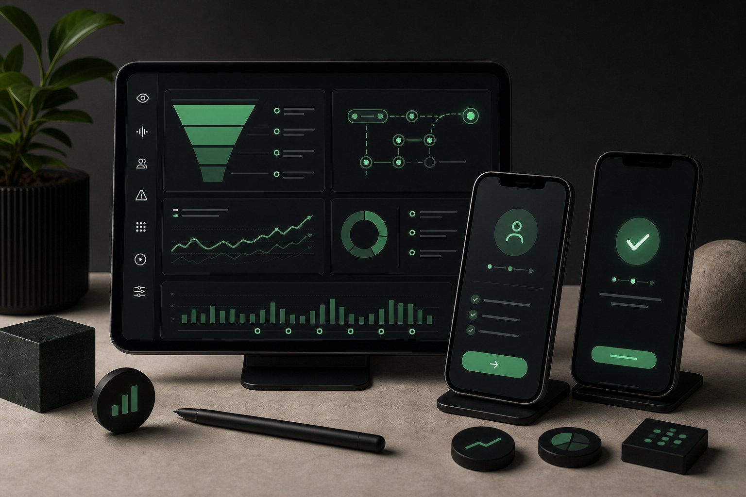 Mobile product analytics, conversion funnel, event path, and trend signals