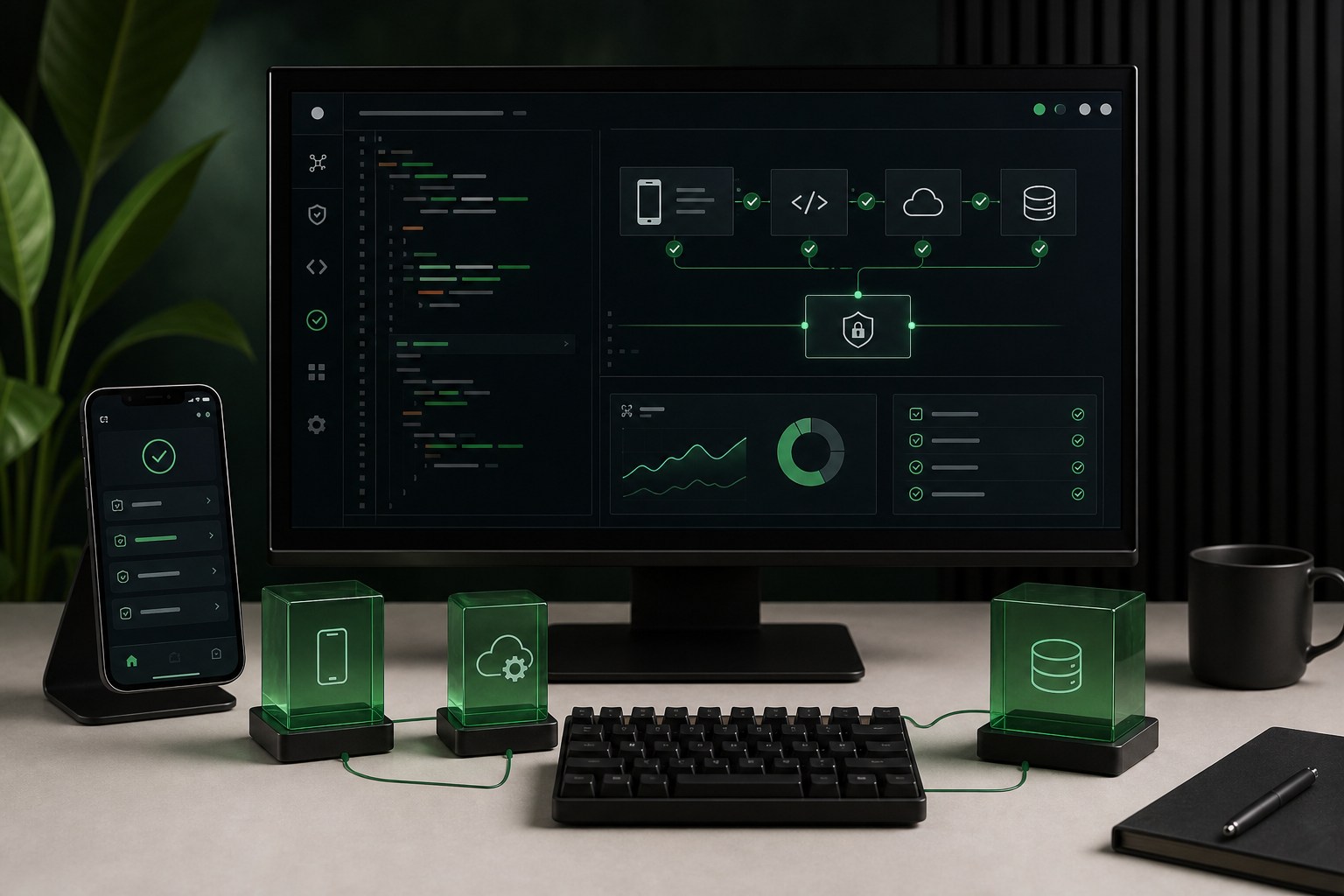 Mobile app code, API, authentication, and database integration workspace