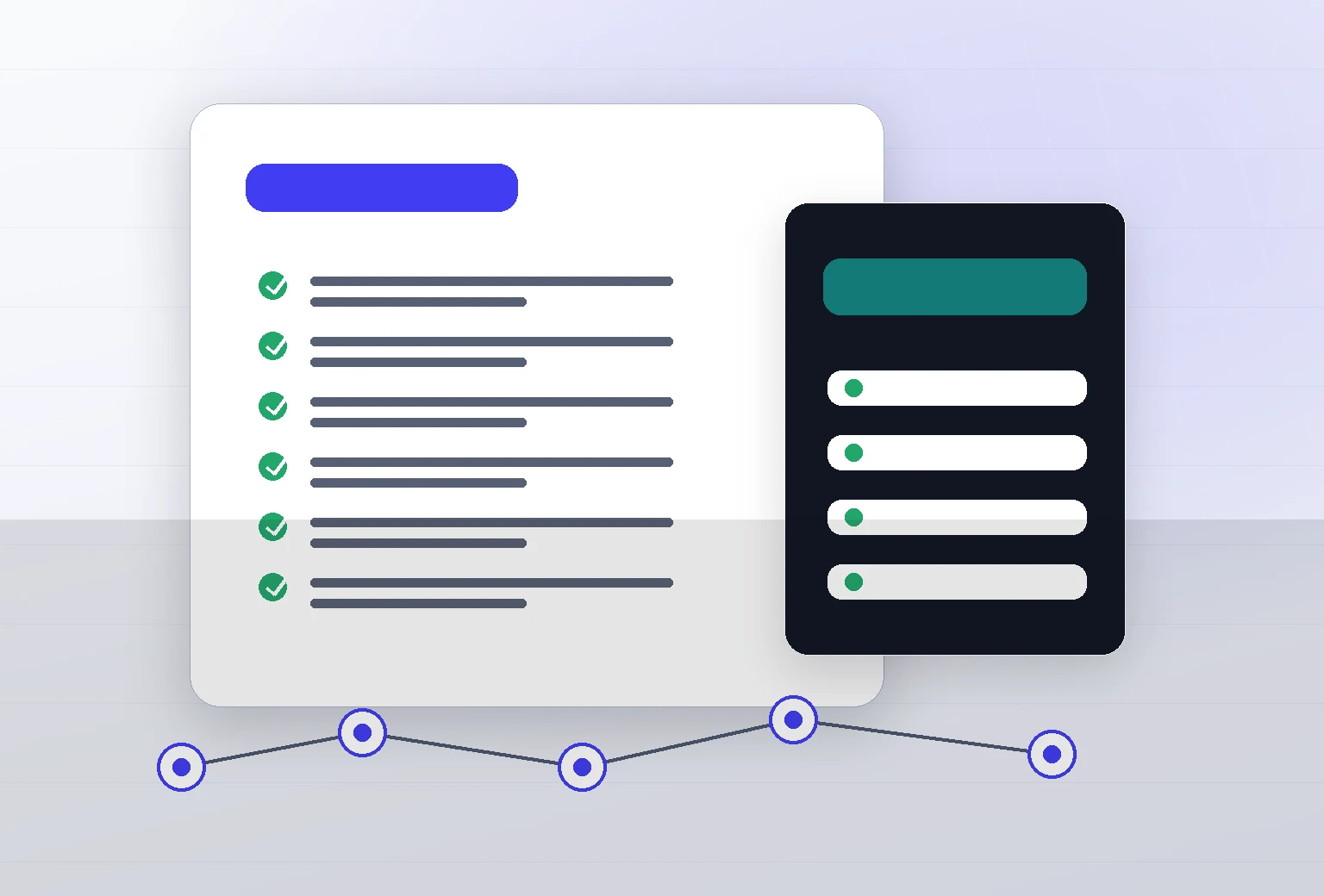 Launch handoff checklist, deployment notes, access items, and production readiness mockup